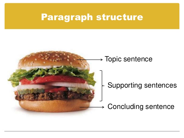 Topic sentence supporting sentences